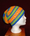 sommerliche Long-Beanie